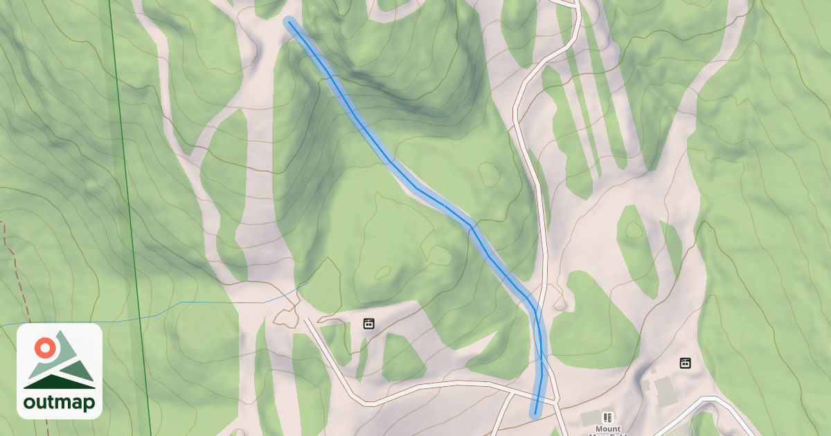 Map of East Run