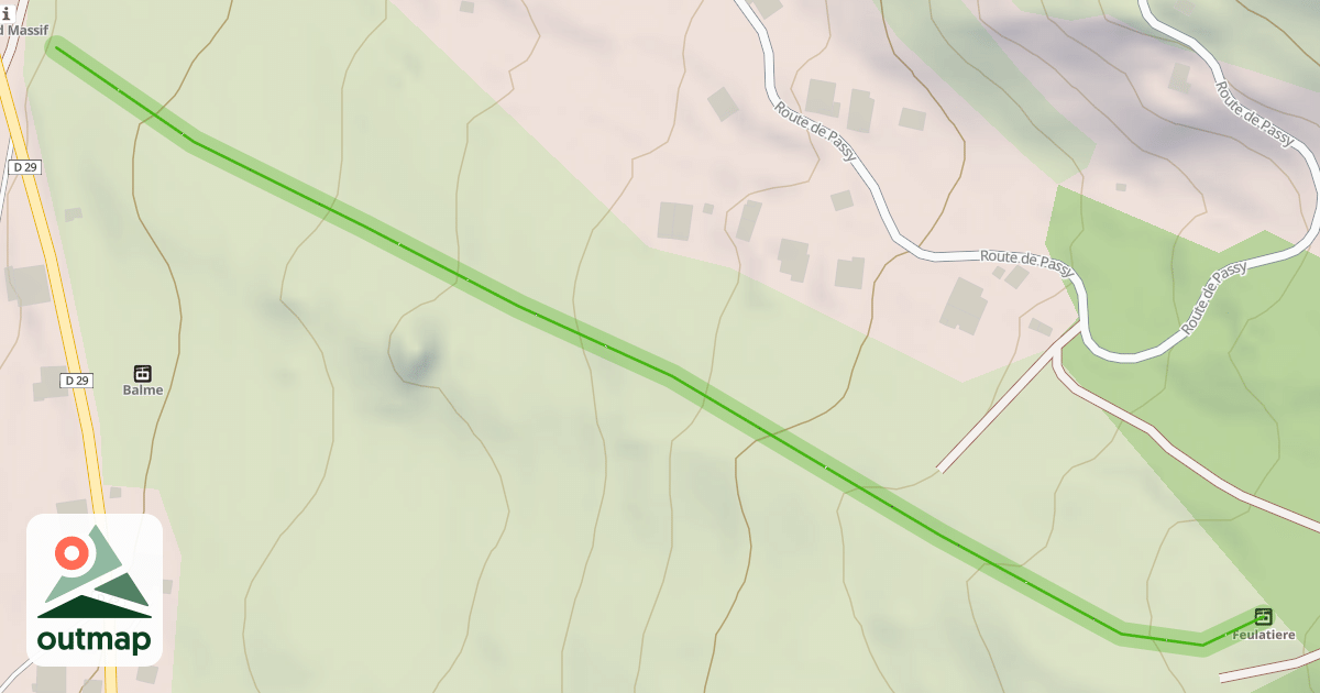 Map of Feulatiere