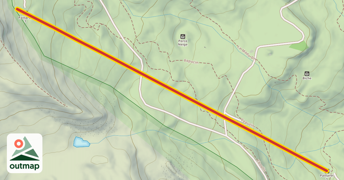 Map of Paillaret 1