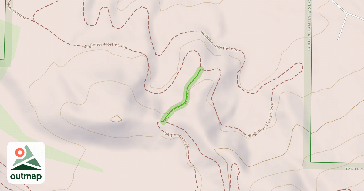 Map of Beginner North Loop