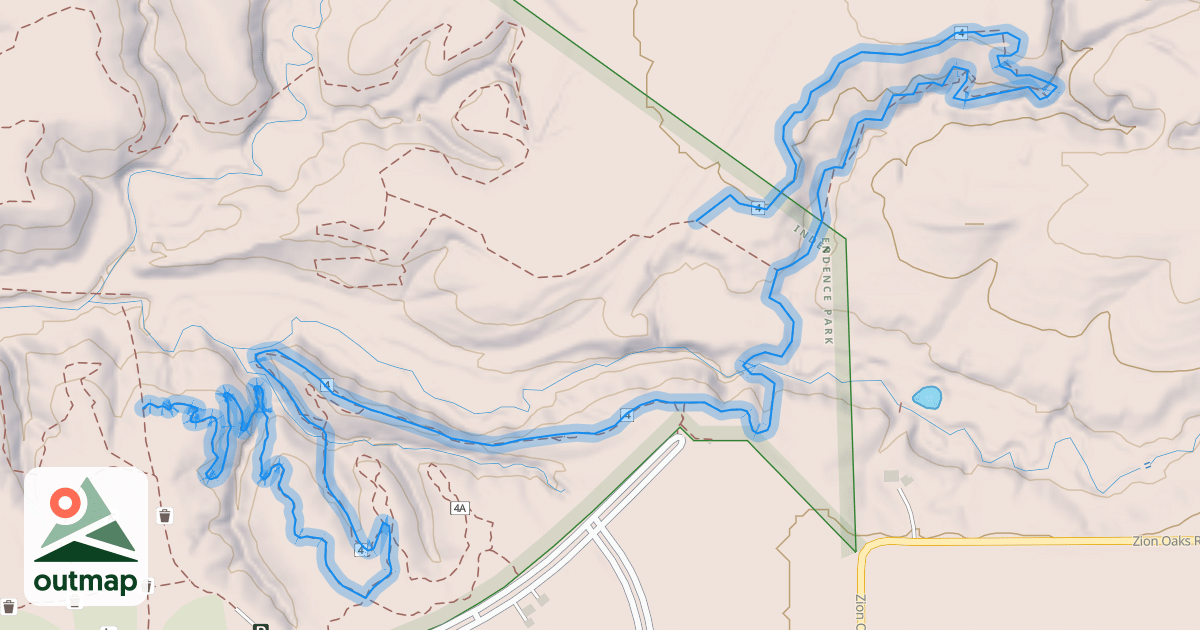 Map of Independence Park - Trail 4