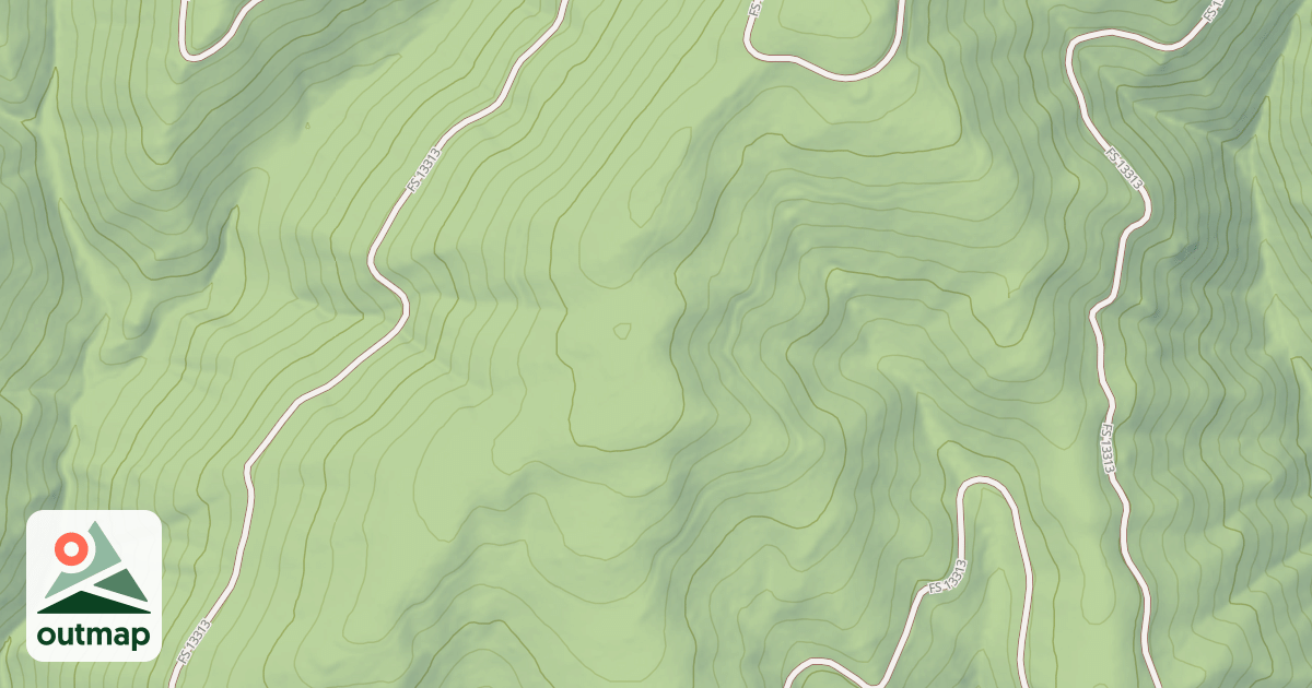 Map of (FDR) TEPEE CREEK