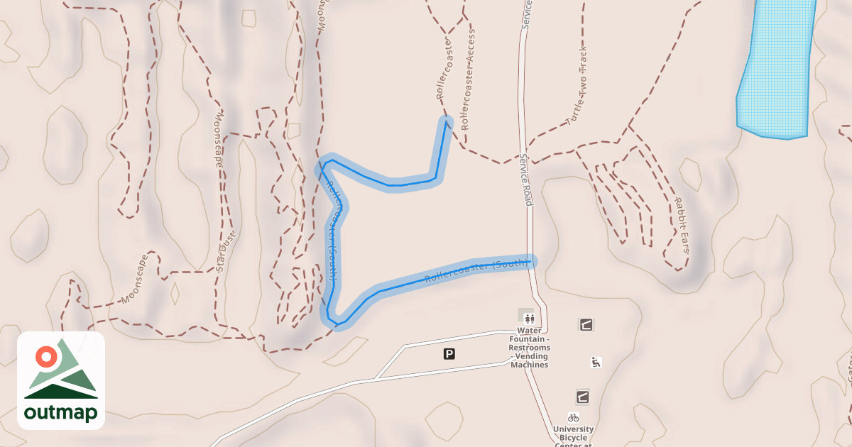 Map of Rollercoaster (South)