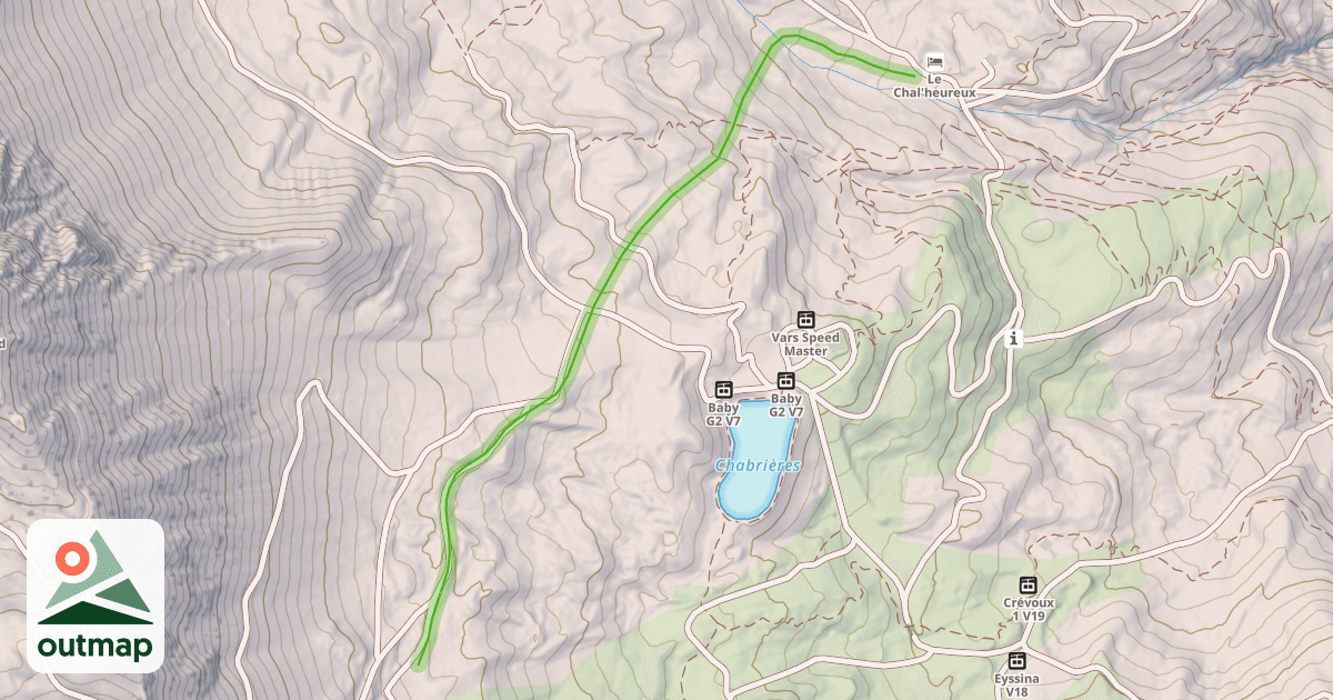 Map of La Mourée