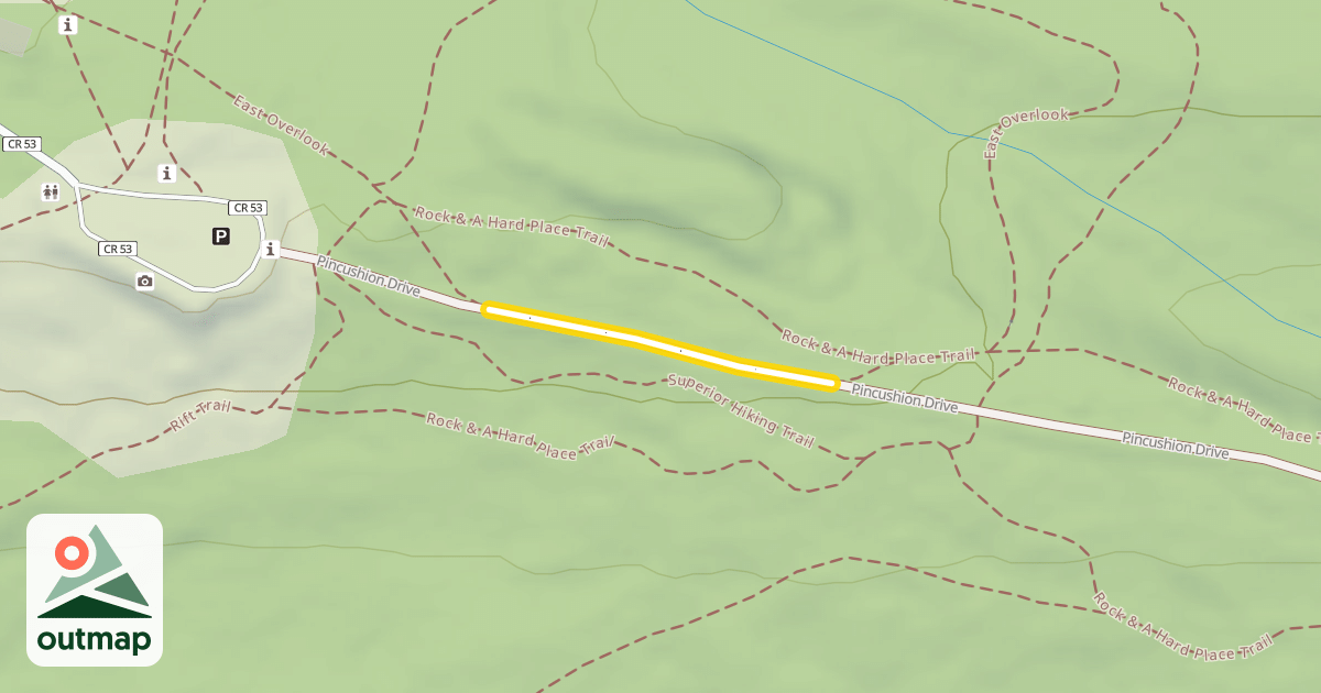 Map of Pincushion Drive