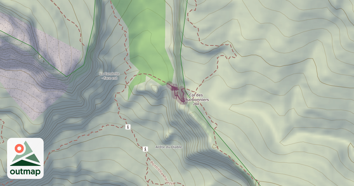 Map of Cheminée du CAF