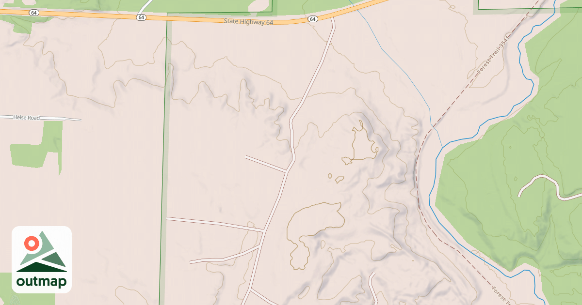 Map of DALTON  CREEK ROAD