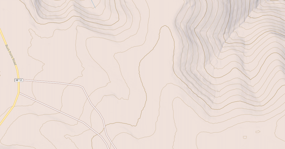 Map preview of USFS National Forest System Roads {950A16EB-3686-4155-9BF3-01A4F6720C0C}