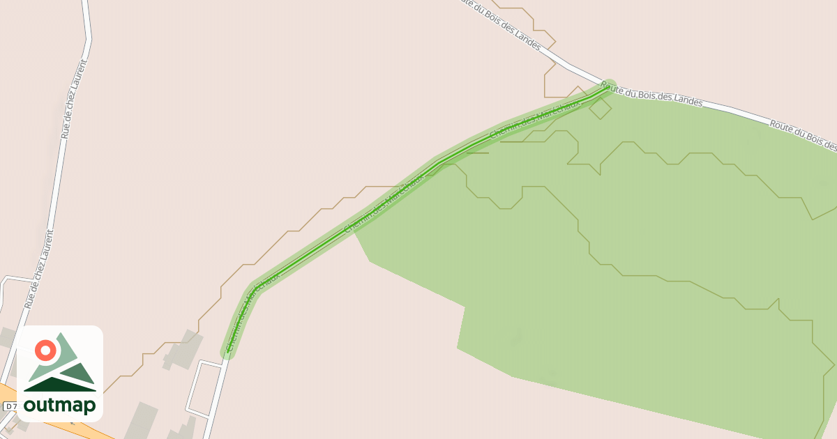 Map of Chemin des Maréchaux