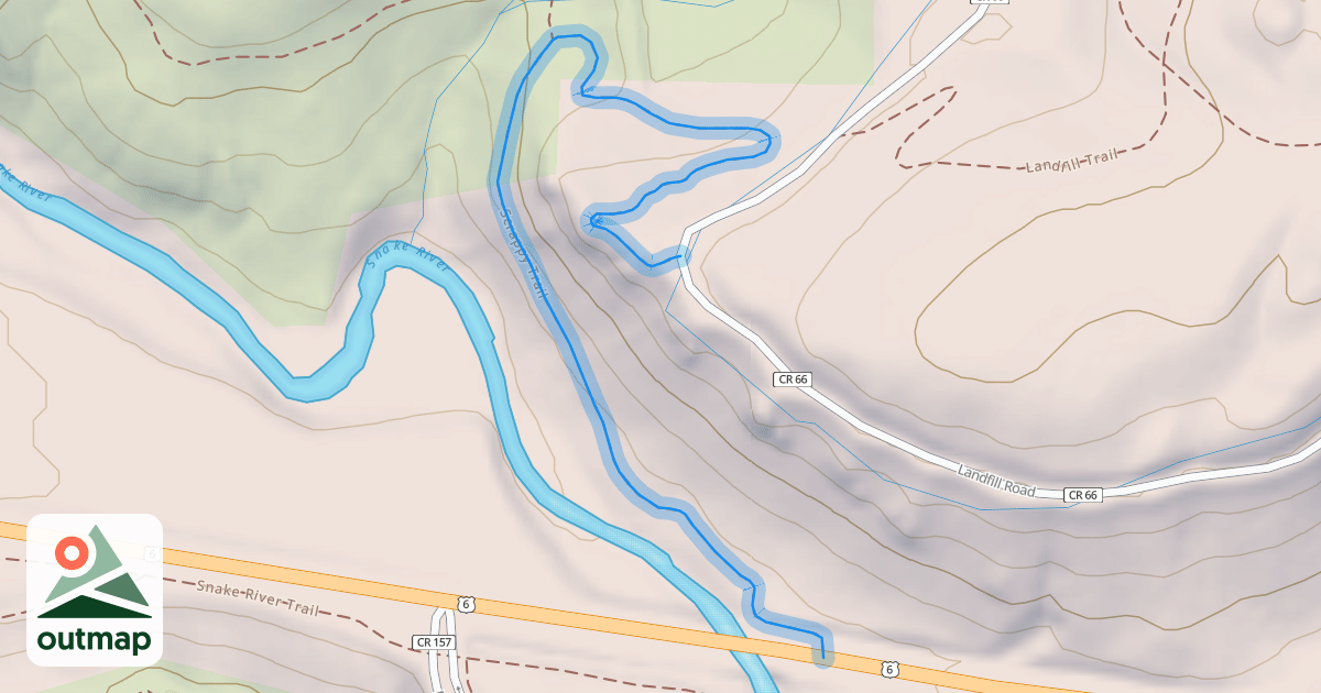 Map of Scrappy Trail