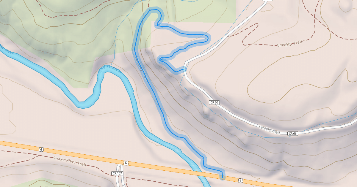 Map preview of Scrappy Trail
