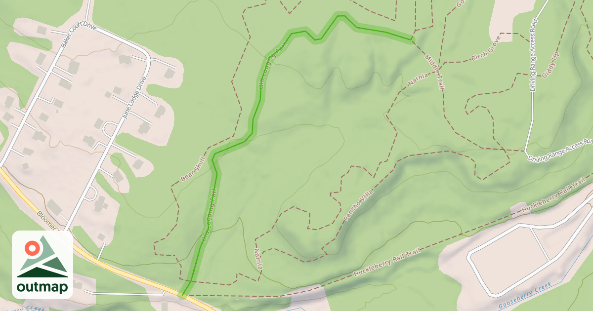 Map of Old Logging Path