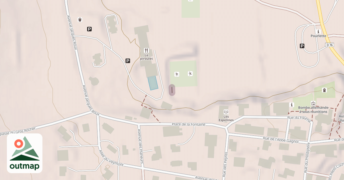 Map of Climbing Site
