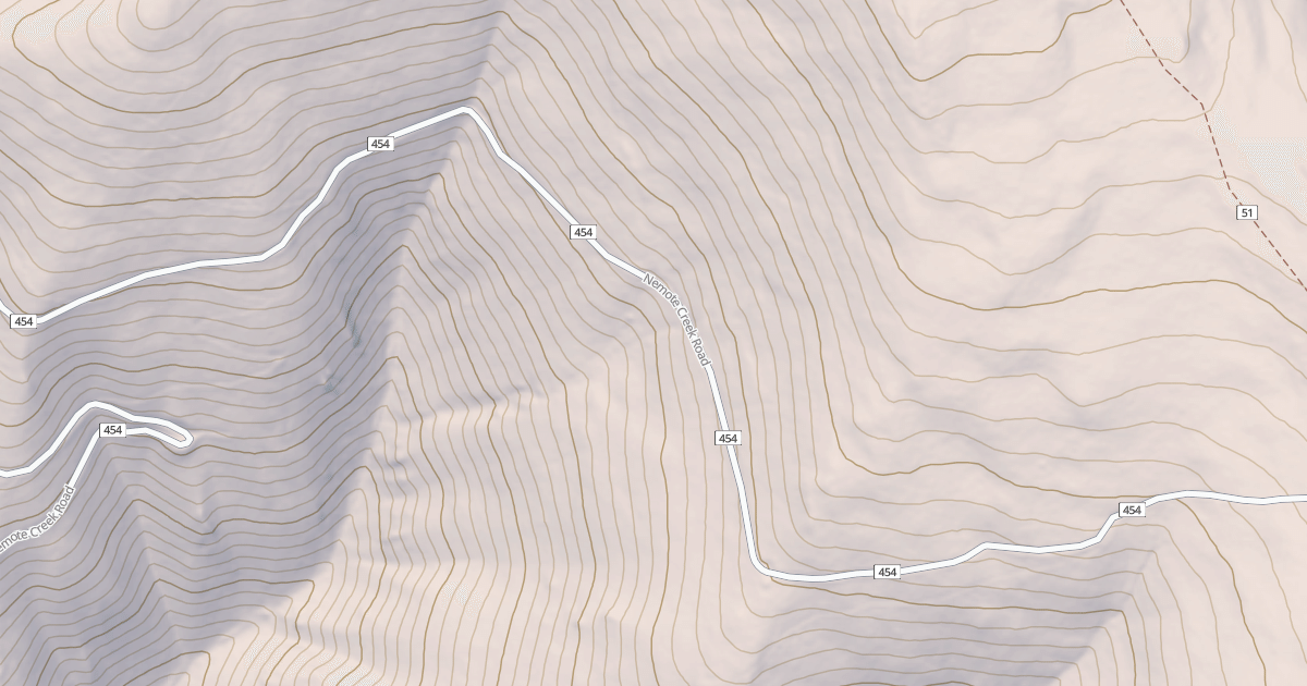 Map preview of NEMOTE CREEK