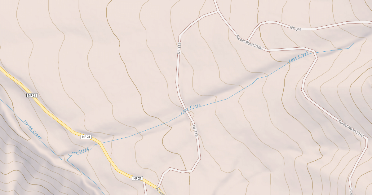 Map preview of MRS ACCESS TO FIELDS PEAK THD