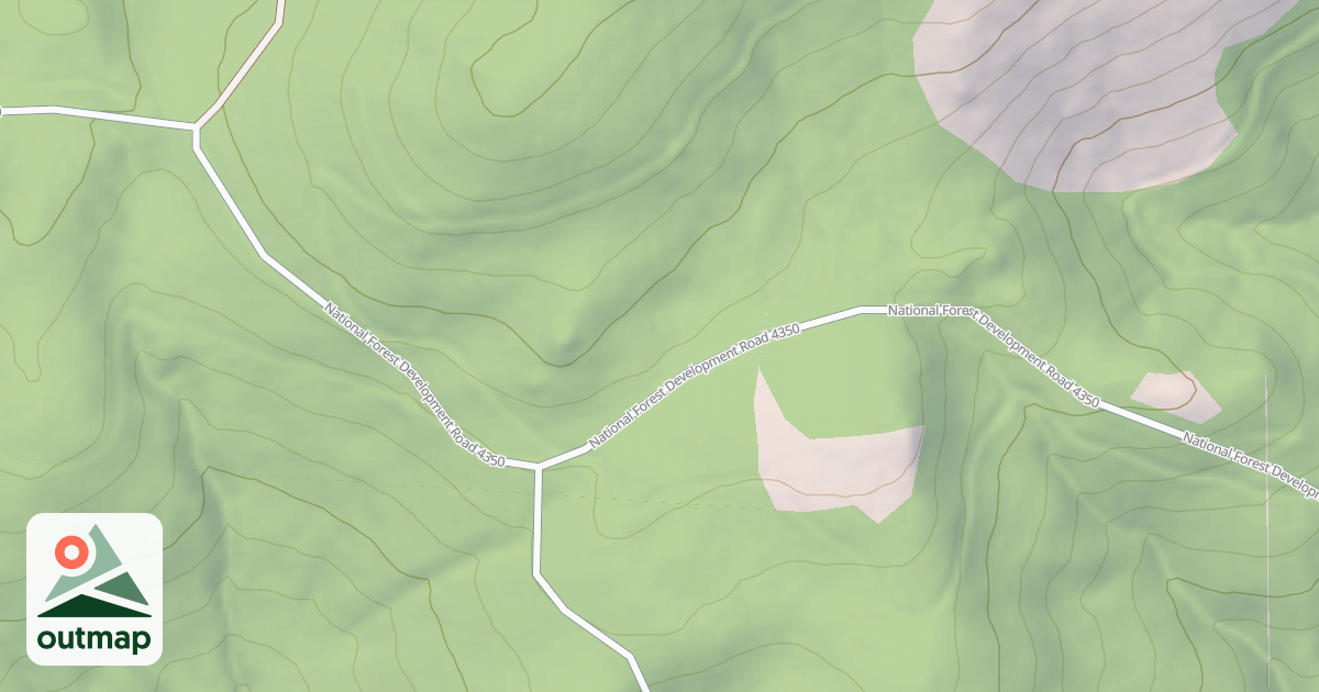 Map of INDIANA MINE RD