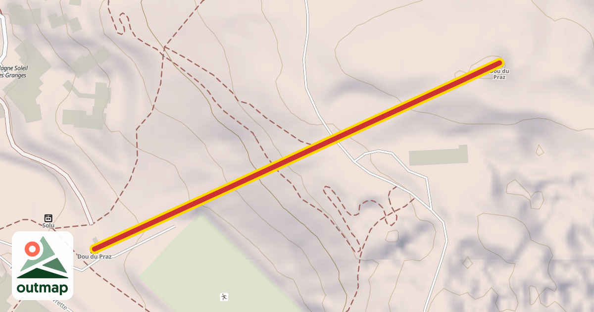 Map of Dou du Praz