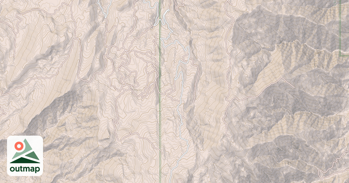 Map of HARRIS CREEK SUMMIT