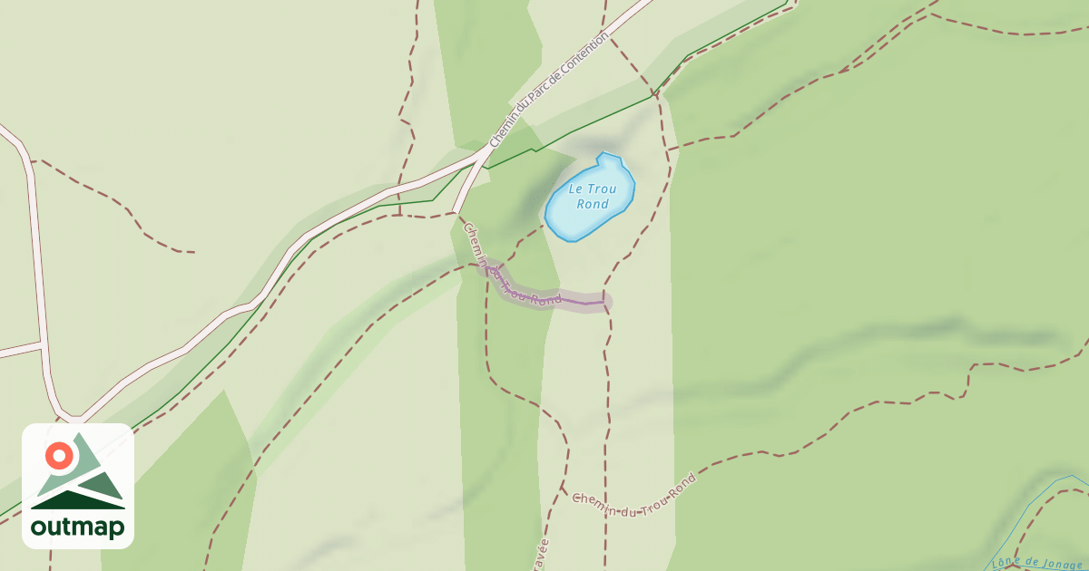 Map of Chemin du Trou Rond