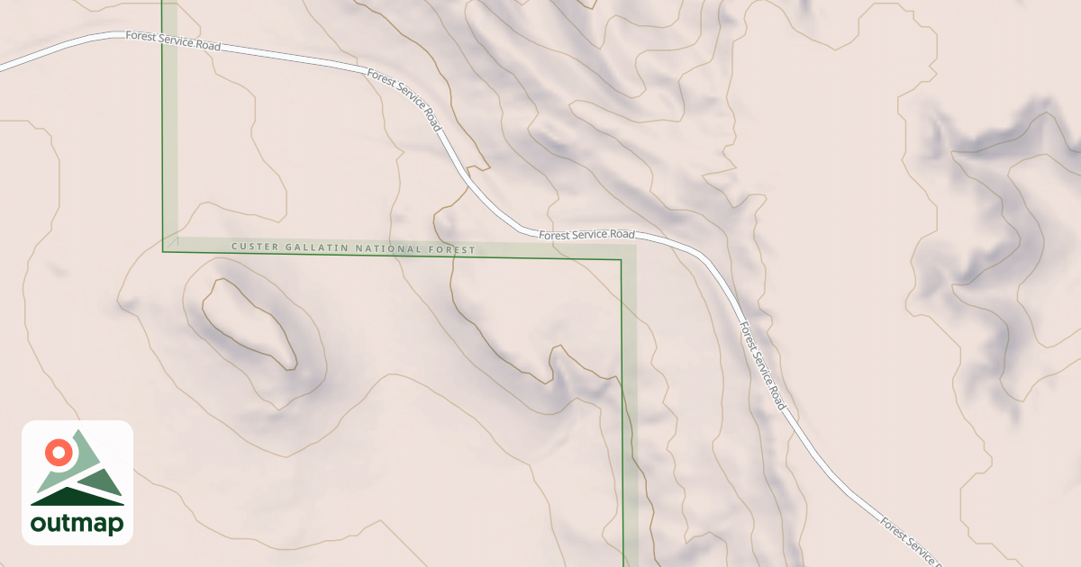 Map of S CAVE HILLS