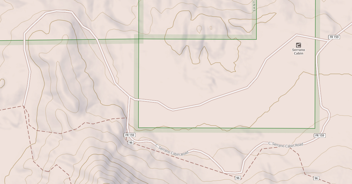 Map preview of C. SERRANO CABIN
