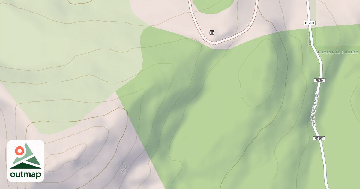 Map of Brianhead Snowmobile Trail
