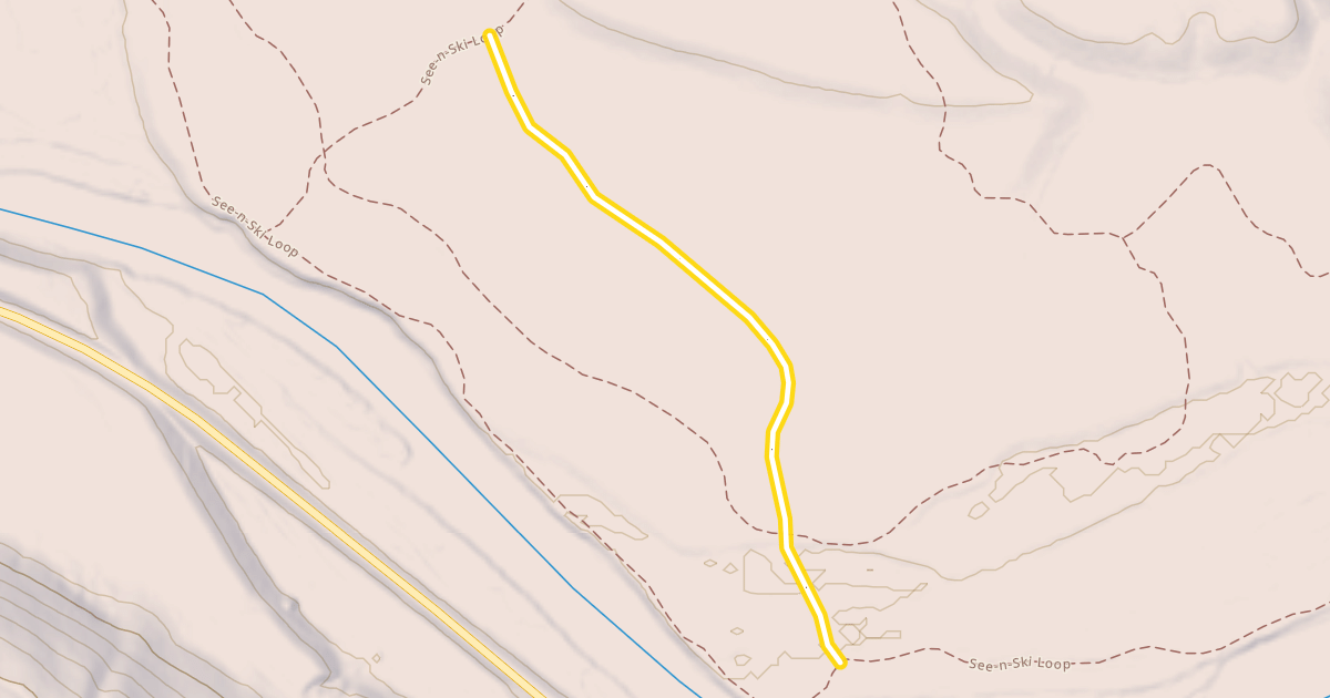 Map preview of See-n-Ski Loop