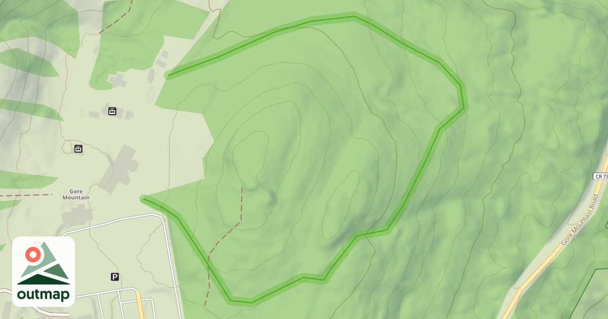 Map of Hardwood Forest Loop