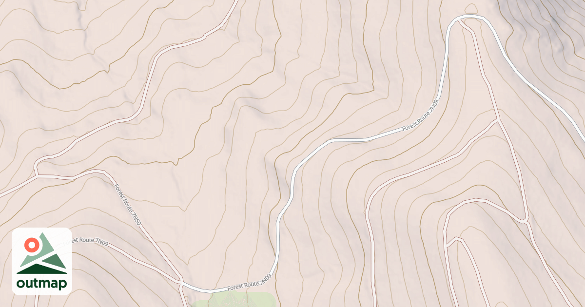 Map of USFS National Forest System Roads {642DC3F9-F9B0-43F1-86A0-4B404279DD4D}