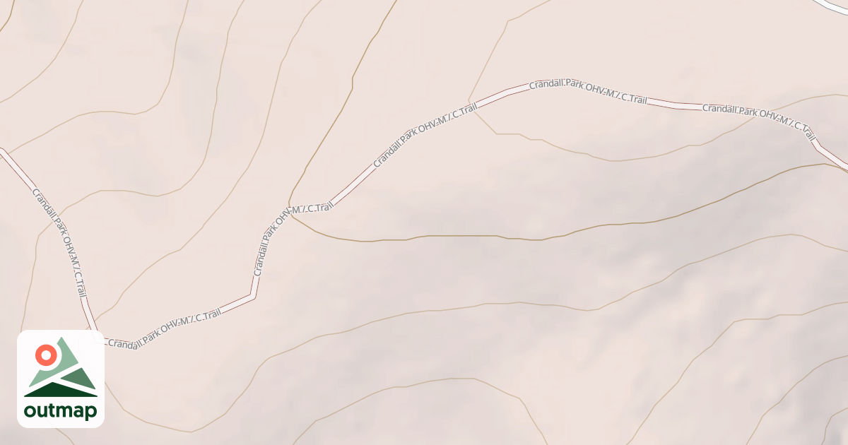 Map of CRANDALL PK OHV-M/C