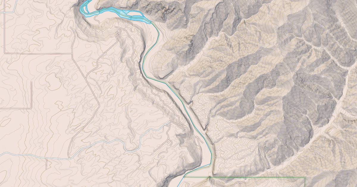 Map preview of South Fork Rim