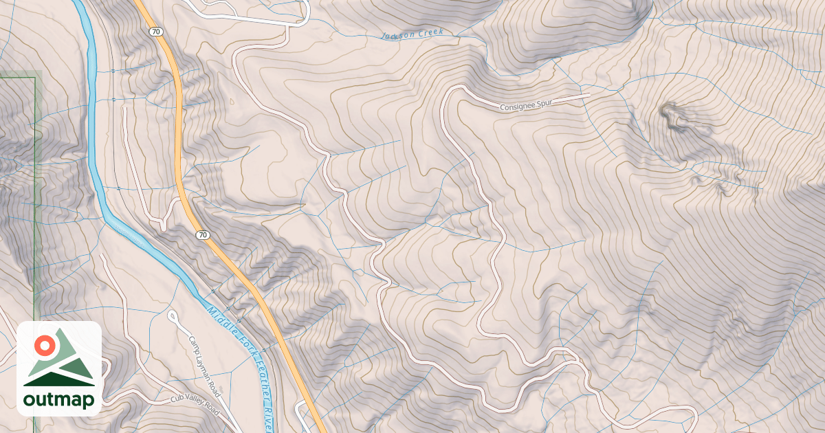 Map of CONSIGNEE CREEK