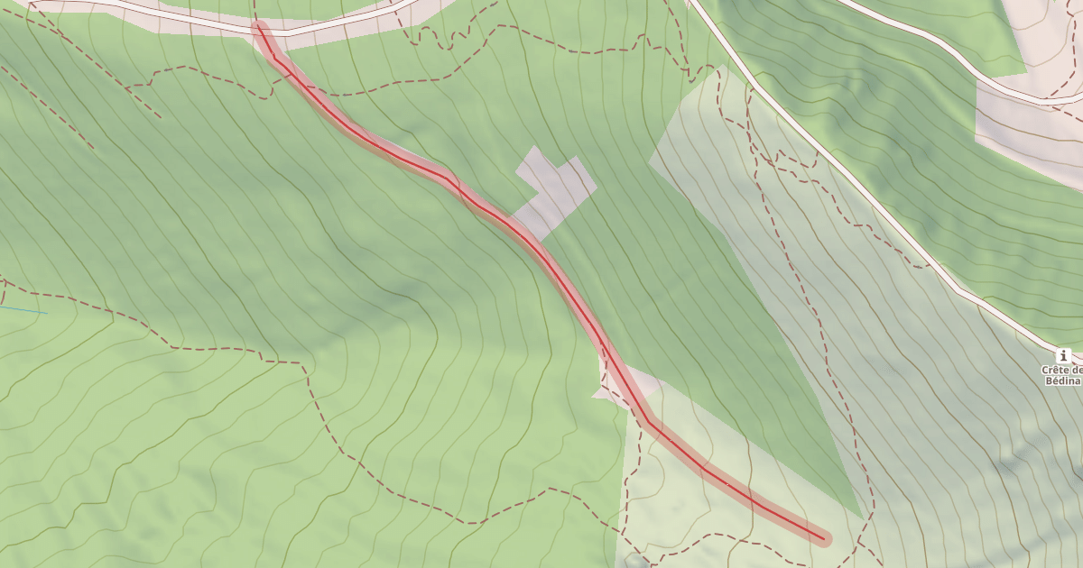 Map preview of Combe de Bédina