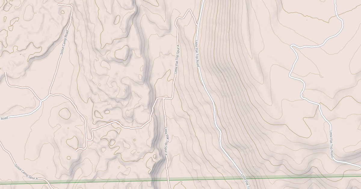 Map preview of LITTLE FLAT TOP