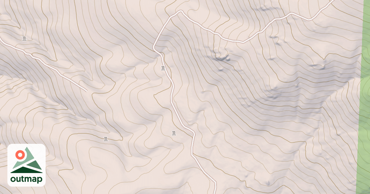 Map of COTTON WOOD SPUR