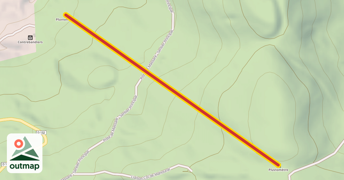 Map of Pluviomètre