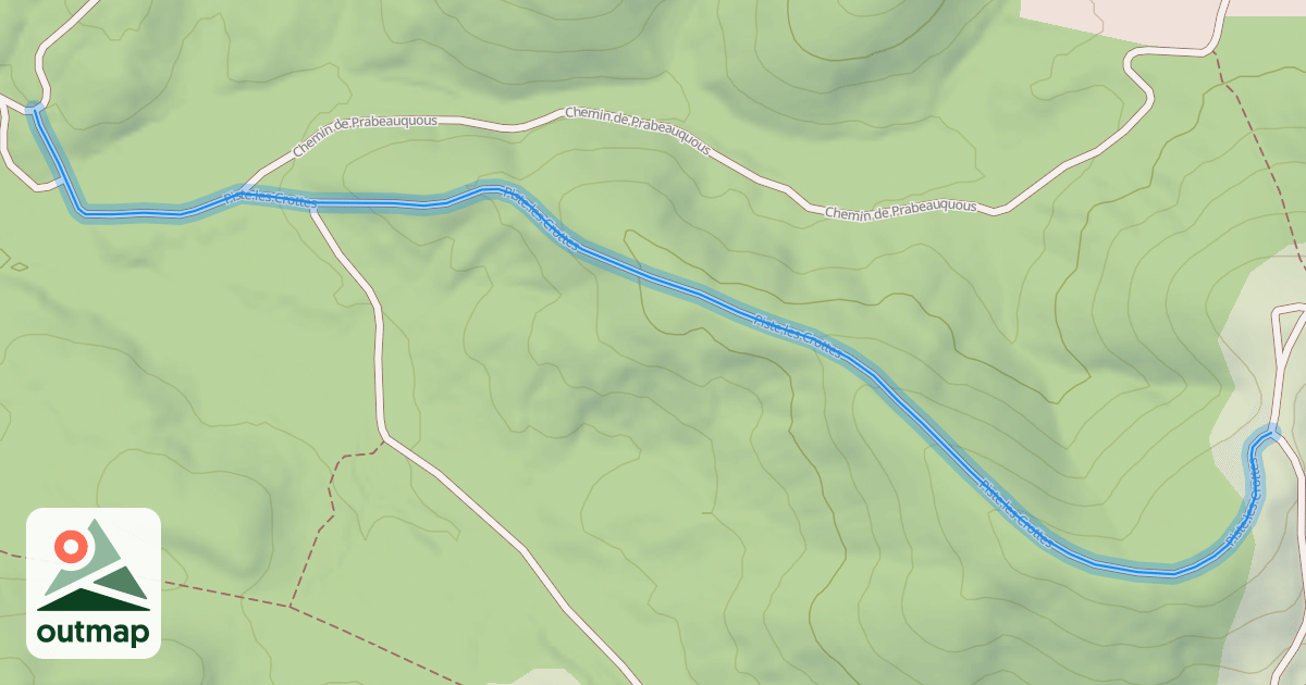 Map of Piste les Crottes