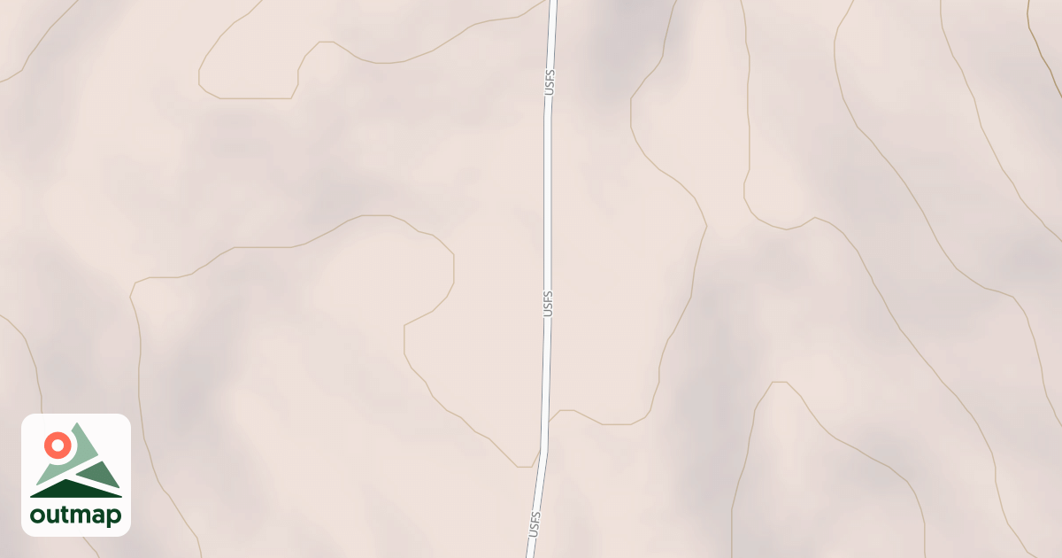 Map of Twin Lakes Road