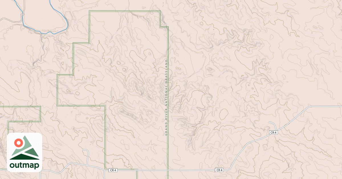 Map of (FDR) SOUTH FORK RD