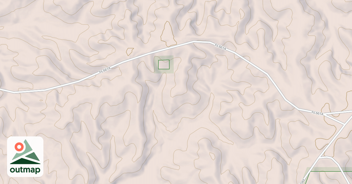 Map of USFS National Forest System Roads {6D87B303-23A0-40B6-9FE7-51DCAB826475} in Marshall
