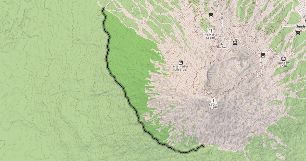 Map preview of West Catchline