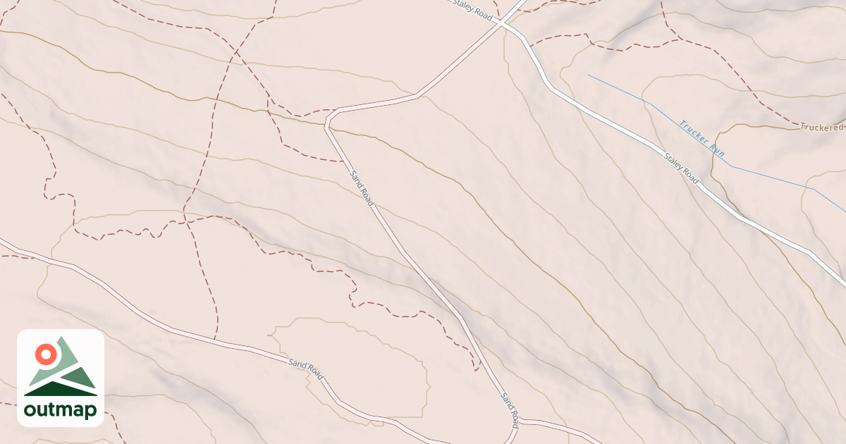 Map of Michaux State Forest – Snowmobile Trail System (Southern)
