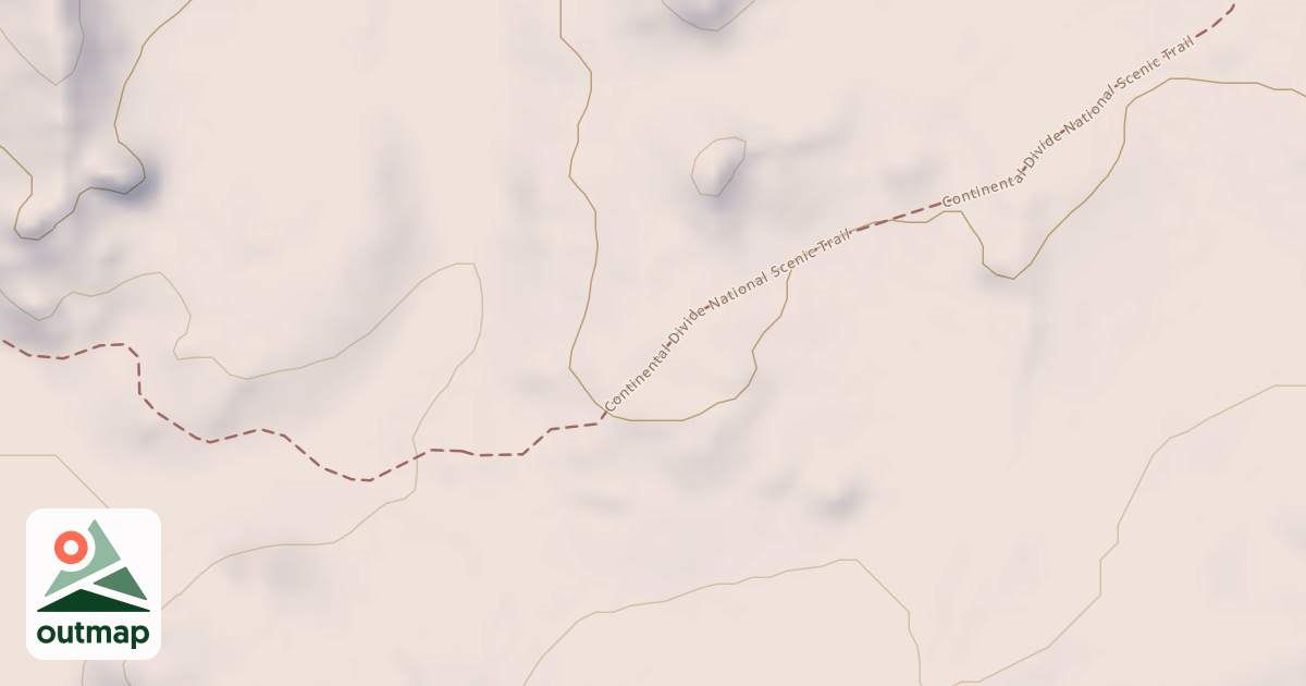 Map of Cd South Snowmobile Trail