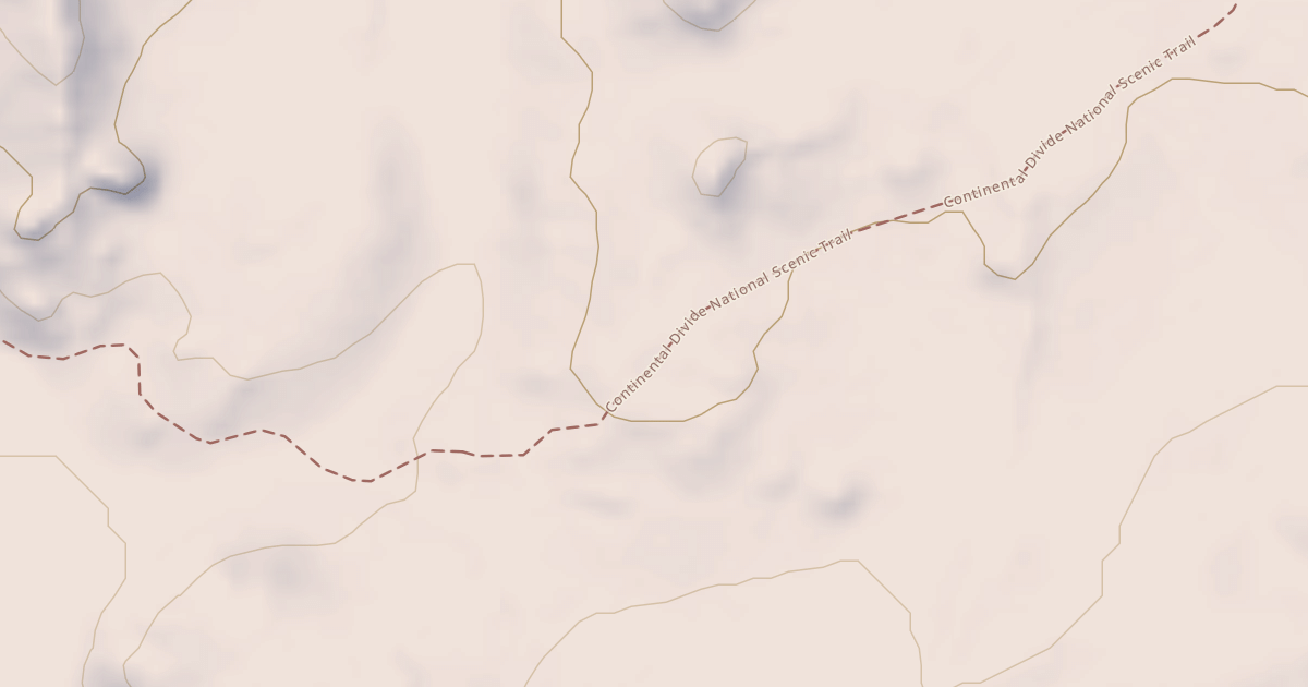 Map preview of Cd South Snowmobile Trail