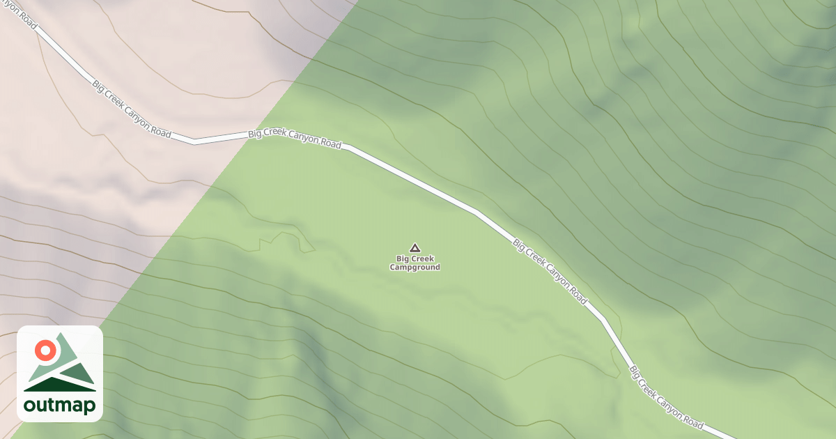 Map of BIG CREEK CG