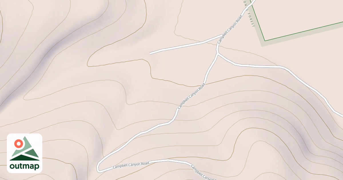 Map of CAMPBELL CANYON