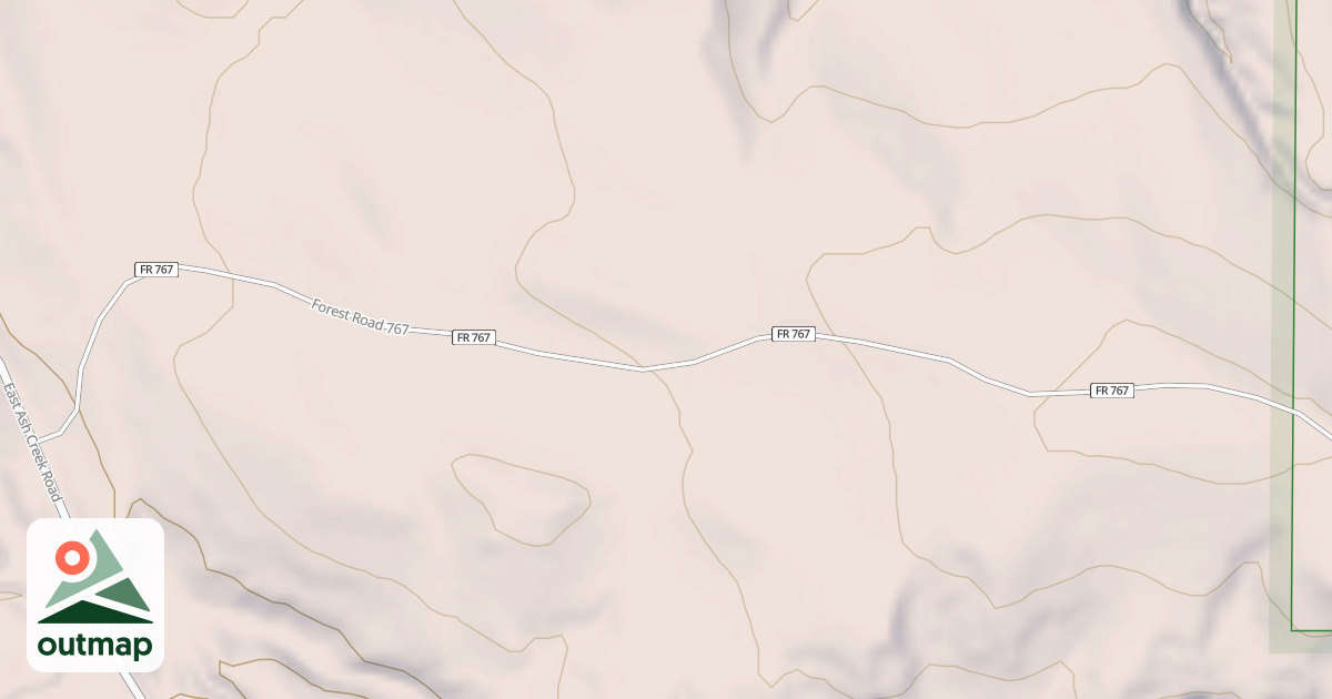 Map of USFS National Forest System Roads {6FC9B71A-578F-4039-A318-5E9F152B39D4}