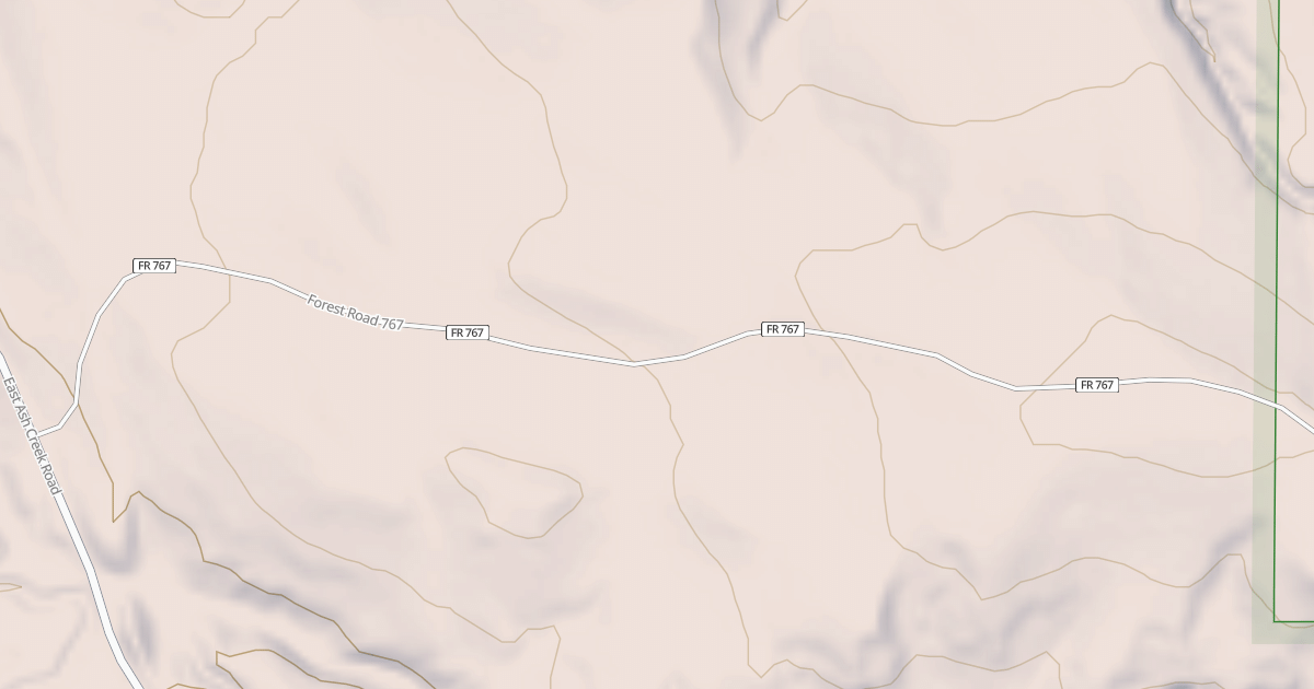 Map preview of USFS National Forest System Roads {6FC9B71A-578F-4039-A318-5E9F152B39D4}