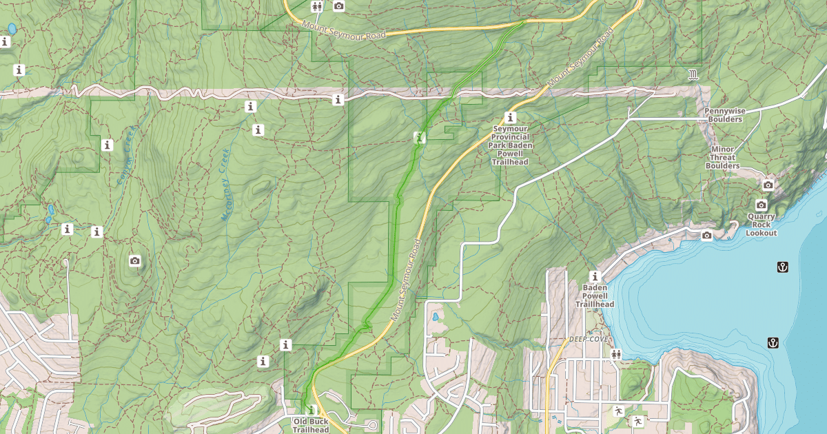 Map preview of Old Buck Trail