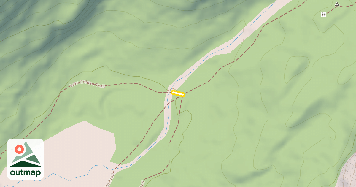 Map of Lake Colden Trail